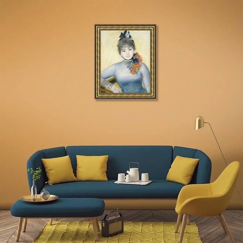 Caroline Rémy by PierreAuguste Renoir Giclee Print Oil Painting Gold